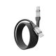 Кабель для зарядки и обмена данными USB YOKI YK-CY23 CYBER Series Type-C to Type-C 60W (3A/20V) 1.2m Черный - изображение 5