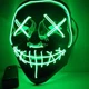 Судная ночь ABC Purge Mask, неоновая маска, питание от батареек - изображение 1