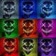Судная ночь ABC Purge Mask, неоновая маска, питание от батареек - изображение 3