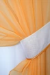 Кухонная занавеска VR-Textil № 018к штора и тюль с ламбрекеном оранжевый с белым 280х170 см (50-319) - изображение 3