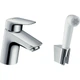 Змішувач для раковини Hansgrohe Logis одноважiльний з гігієнічним душом, Хром [71290000] - изображение 1