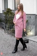 Теплое платье для беременных и кормящих с начесом Milano XS Юла Мама Розовый - изображение 7
