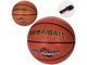 Мяч баскетбольный ламинированный + сетка, игла в комплекте Profi Ball №7 классический Orange - изображение 2