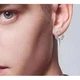 Бижутерия серьги-клипсы-каффы из медицинской стали Tip EH049-03 Silver 439 - изображение 2