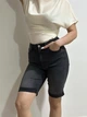 Жіночі джинсові бермуди Slim Fit H&M (56968) W40 Чорні - изображение 1