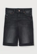 Жіночі джинсові бермуди Slim Fit H&M (56968) W40 Чорні - изображение 5