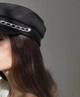 Кепи кашемировая женская с цепью D.Hats цвет черный - изображение 2