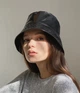 Панама женская лакова на утеплителе D.Hats черного цвета - изображение 1