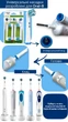 Насадки для электрической зубной щетки Oral B Braun на зубную щетку орал би браун Dental Man EB50 X Cross Cleaning сменные средняя жесткость универсальные насадка средней жесткости набор 4 шт для зубов десен и межзубных промежутков для орал б - изображение 7