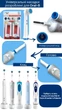 Насадки для электрической зубной щетки Oral B Braun на зубную щетку орал би браун Dental Man EB17 XS Sensitive сменные сенситив мягкая щетина универсальные насадка взрослая мягкая набор 4 шт для зубов чувствительных десен и межзубных промежутков на орал б - изображение 7