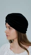 Чалма бархатная женская в восточном стиле D.Hats черная - изображение 4