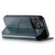 Чехол-книжка Suteni Magsafe Leather Case для Apple iPhone 15 Blue - изображение 5