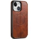 Чехол-книжка Suteni Magsafe Leather Case для Apple iPhone 15 Brown - изображение 4