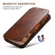 Чехол-книжка Suteni Magsafe Leather Case для Apple iPhone 15 Brown - изображение 7