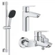 Набор смесителей GROHE QuickFix Start UA202301ME (23746002+24206002+26398001) - изображение 1