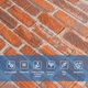 Декоративная 3D панель Sticker Wall под рыжий Екатеринославский кирпич самоклейка 700x770x3мм (044-3) SW-00000696 - изображение 4