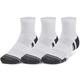 Носки Under Armour 1379510-100 Performance Tech 3 пари Qtr білий LG (196884002114) - изображение 1