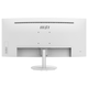 Монітор 34" MSI PRO MP341CQW VA безрамковий/вигнутий екран Білий - зображення 5