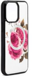 Etui plecki Evelatus Leather Case Zipper Design Flower do Apple iPhone 15 Pro Max White (4752192074401) - obraz 1