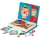 Магнитная книга для детей Bambi LY8726-3 D Клоун. 12 карточек, 67 магнитов (LY8726-3 Turquoise-RT) - изображение 1