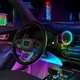 Магнитный держатель для телефона с беспроводной зарядкой Essager RGB Magnetic Car (ACPH004) - изображение 2
