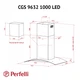 Вытяжка Perfelli cgs 9632 i 1000 led - изображение 10