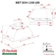 Витяжка perfelli biet r 5854 bl 1200 led - зображення 3