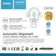 Холдер Hoco CA105 Guide three-axis linkage wireless charging car holder Black - изображение 5