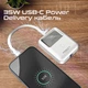 УМБ Promate PowerPod-10 10000 mAh USB-C/USB-А порт, USB-C кабель (powerpod-10.white) - изображение 6