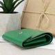 Кошелек женский кожаный маленький на кнопке Handycover HC0062 зеленый - изображение 4