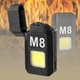 Кишенькова електронна спіральна запальничка USB ЮСБ аккумуляторна з LED ліхтариком - зображення 1
