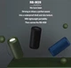 Портативная Беспроводная Bluetooth Колонка акустика REMAX Star Series RGB Outdoor Wireless Speaker RB-M28 PRO IPX7 |BT5.0,8Wx2, TWS, AUX/TF, DSP, 8h| Синий - изображение 13