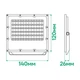 Светодиодный уличный прожектор 30W Ardero LL-3030ARD 3600Lm 6500K - изображение 4