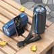 Портативная Беспроводная Bluetooth Колонка Акустика HOCO Rick sports BT speaker HC23 IPX4 | RGB подсветка, 10W, BT5.3, FM, TF, USB, TWS | Синий - изображение 2