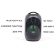 Портативна Бездротова Bluetooth Колонка Акустика з мікрофоном Hoco DS26 WIRELESS |BT5.0| AUX/FM/USB/TF/TWS/30W | Чорний - зображення 9