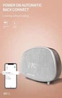 Портативна бездротова Bluetooth колонка з будильником YISON TWS LED Clock WS-1 |AUX/FM/BT5.0, 2*5W| Coffee - зображення 9