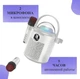 Беспроводная Портативная Bluetooth Колонка-Акустика с микрофоном HOCO BS59 |BT5.1| 2Mic, Караоке, TF-карта (MicroSD), AUX | Серый - изображение 7
