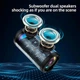 Портативная беспроводная Bluetooth колонка акустика Onikuma L20 RGB IPX7 | BT5.3, 6h | Черный - изображение 7