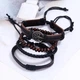 Браслет кожаный Дерево Жизни многослойный Black-Brown - изображение 9