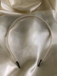 Ободок обруч для волос с жемчугом Honey Fashion Accessories белый (12-126/1) - изображение 3