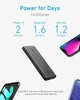Повербанк Anker 313 Power Bank Core Slim 10000mAh Чорний - зображення 2