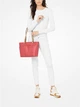Сумка женская Michael Kors Bedford Medium Pebbled Leather Tote коралловая (30S9LBFT2L) - изображение 4