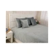 Покривало Руно двостороннє декоративне Velour Dark Grey ромб 150х220 см (360.55_Dark Grey ромб) - зображення 2
