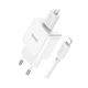 Зарядний пристрій HOCO C106A charger set(iP) White (6931474783899) - зображення 4