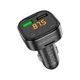 FM модулятор BOROFONE BC43 Flash 2 x USB Black (BC43B) - изображение 4
