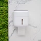 Держатель для туалетной бумаги клеящийся MBM HOME BP-44 WHITE/GRAY бело-серый - изображение 1