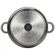 Сотейник Bergner Excalibur з кришкою 24 см Grey (BG-36103-GY) - зображення 4