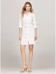 Женское белое платье Tommy Hilfiger Belted Poplin Shirtdress (размер S) - изображение 1
