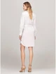 Женское белое платье Tommy Hilfiger Belted Poplin Shirtdress (размер S) - изображение 3