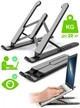 Подставка для ноутбука или планшета Laptop Stand&nbsp;складная регулируемая по высоте Black - изображение 4